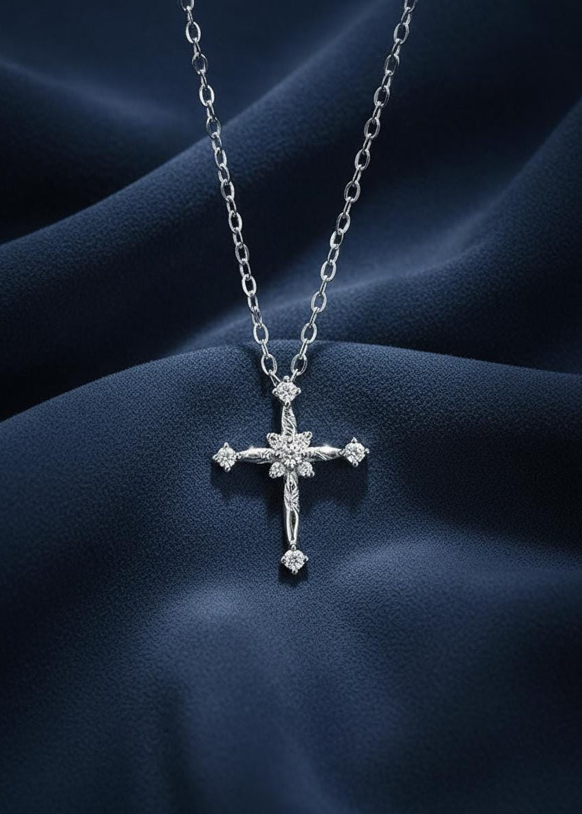 Dainty Cross Pendant Necklace