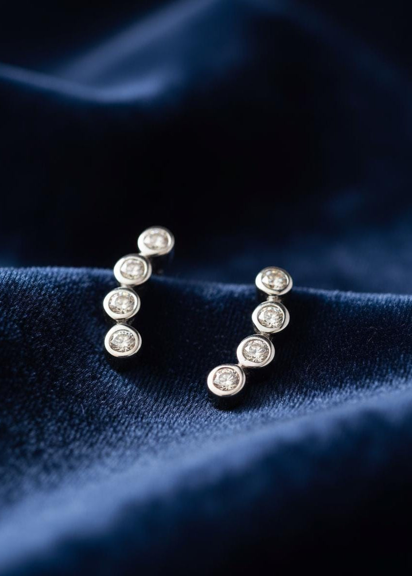 Arc Stud Earrings
