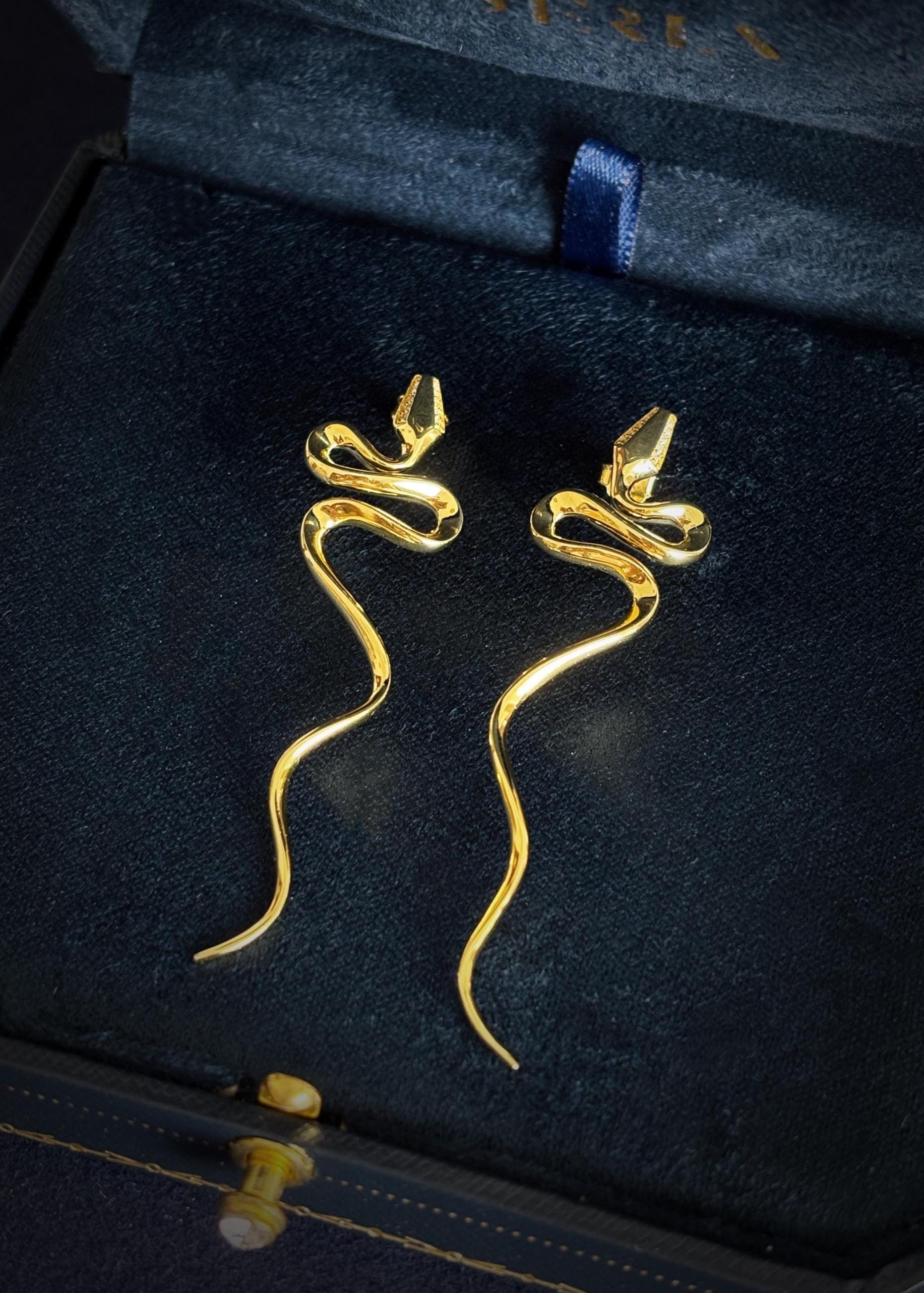 Serpent Drop Earrings