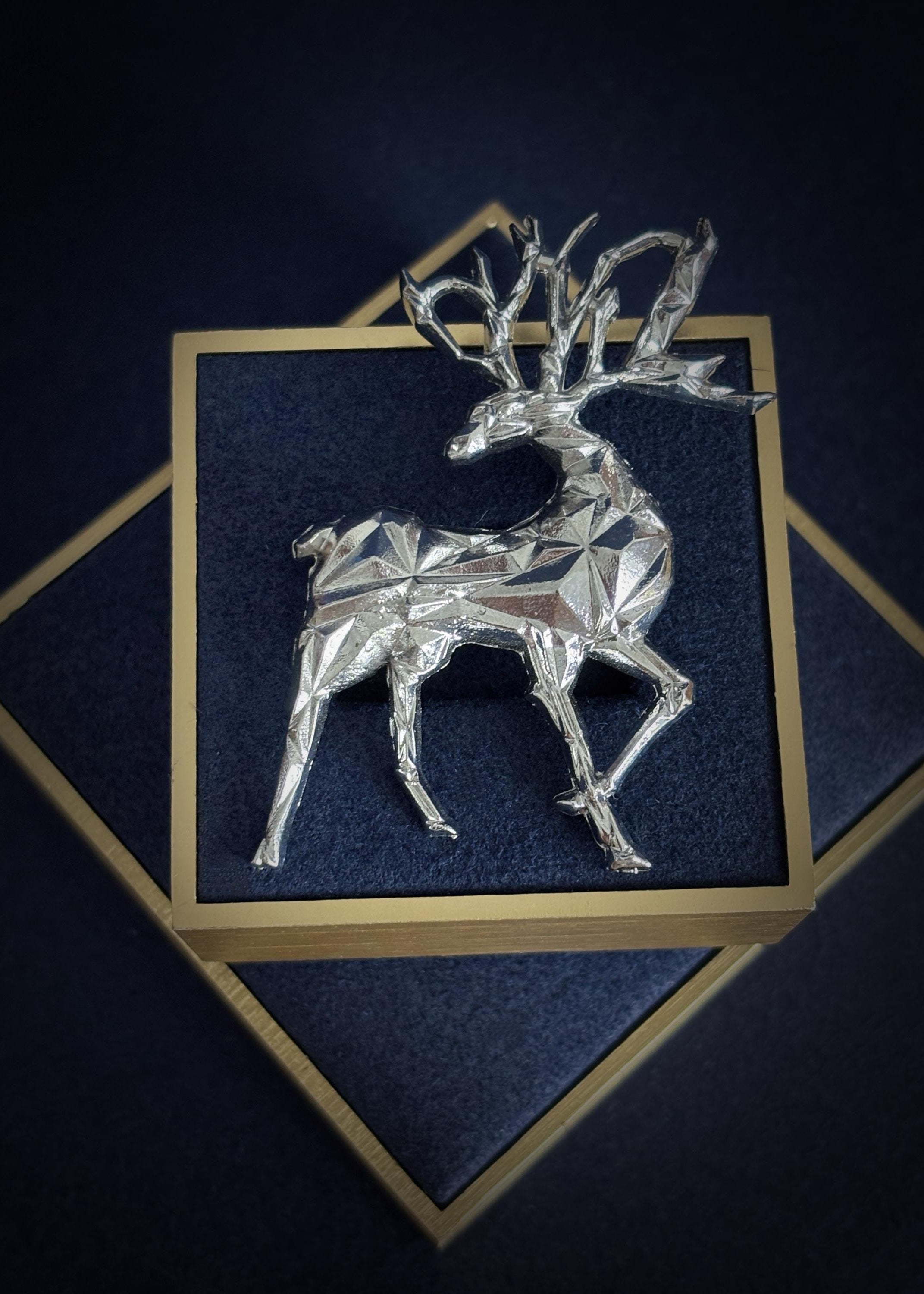 Reindeer Silhouette Brooch