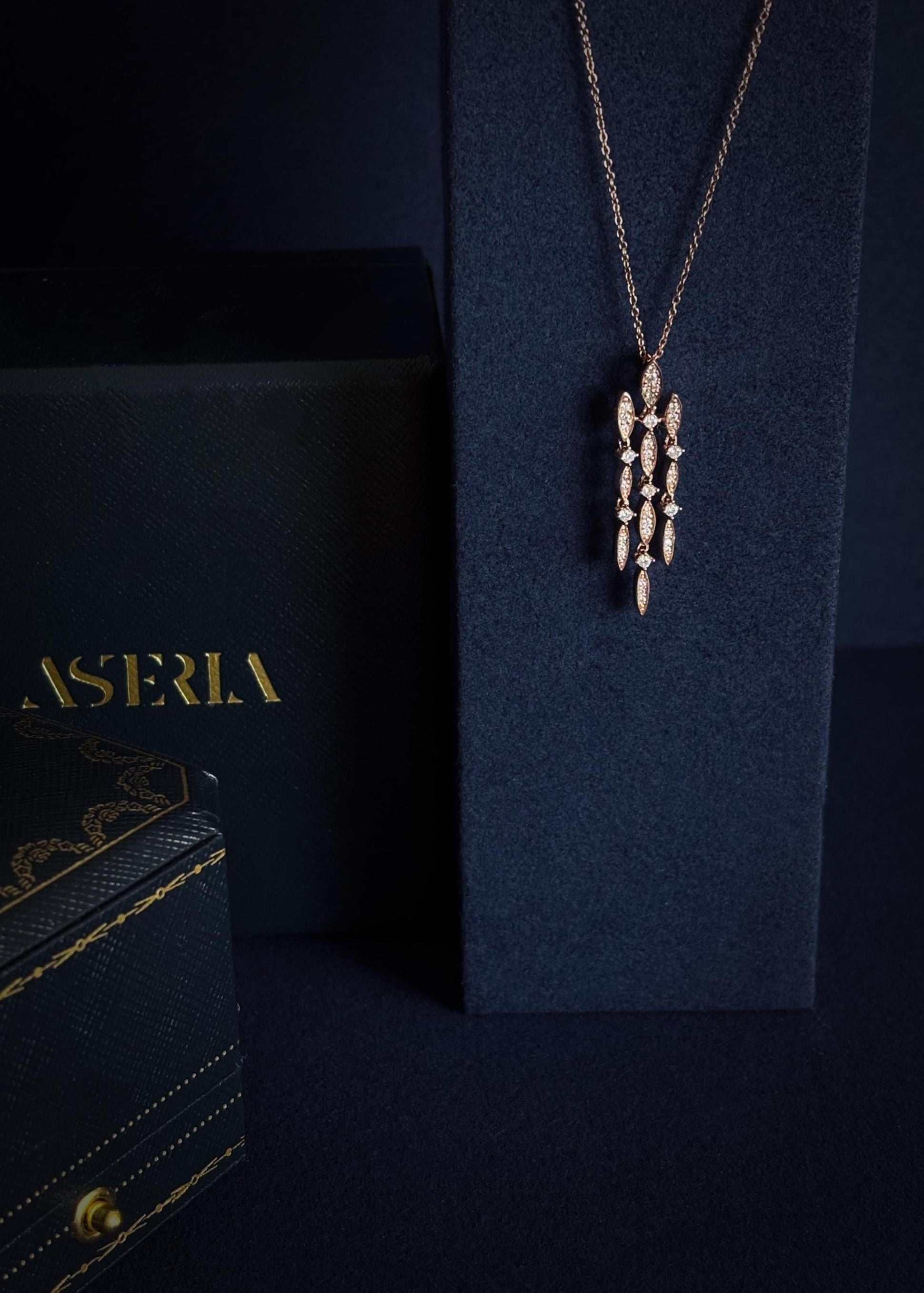 Rose Gold Tassel Necklace