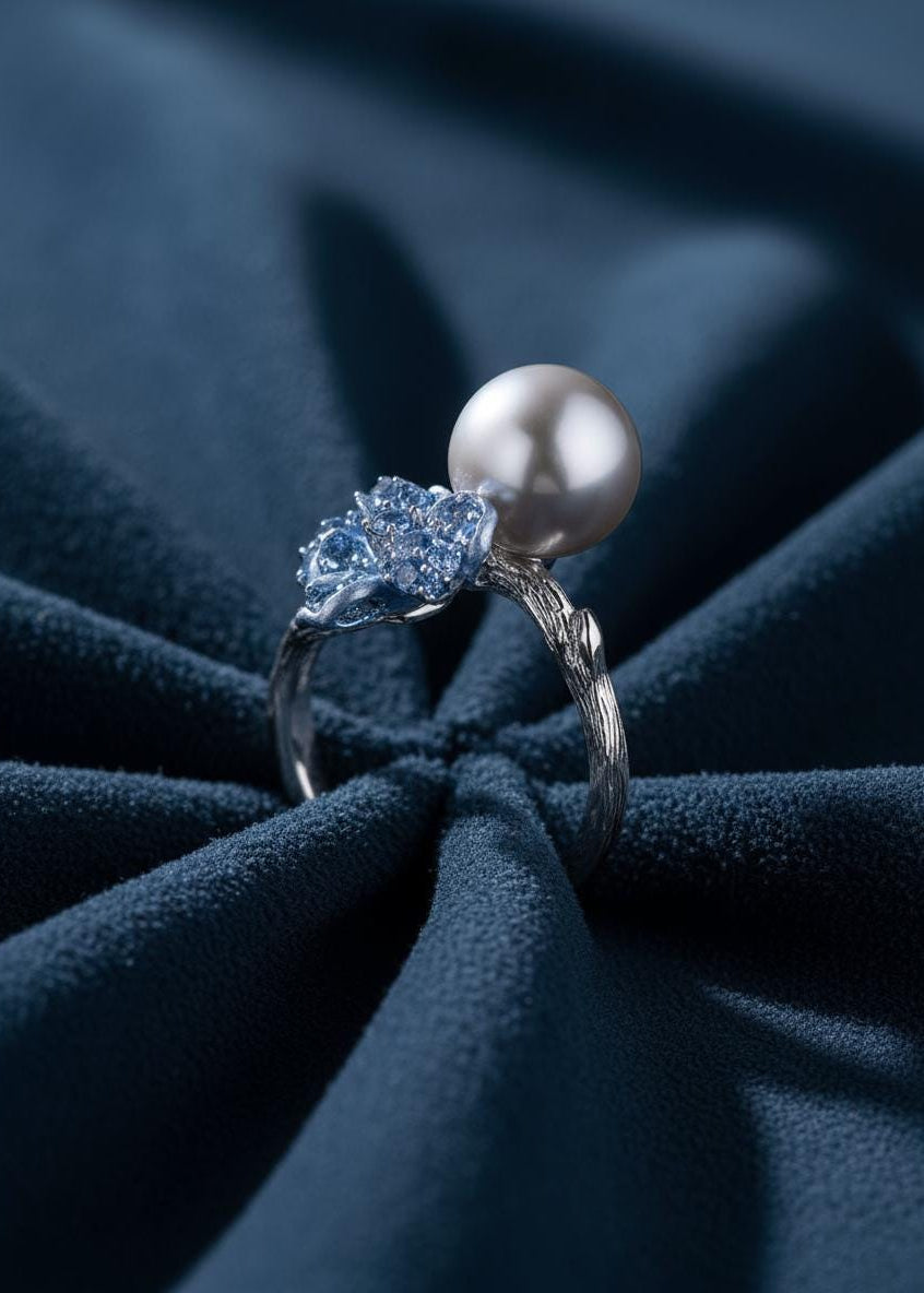 Oyster Grey Pearl Ring