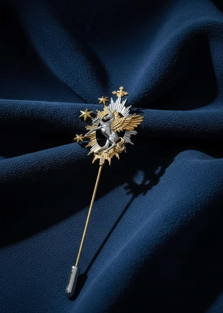 Unicorn Star Lapel Pin