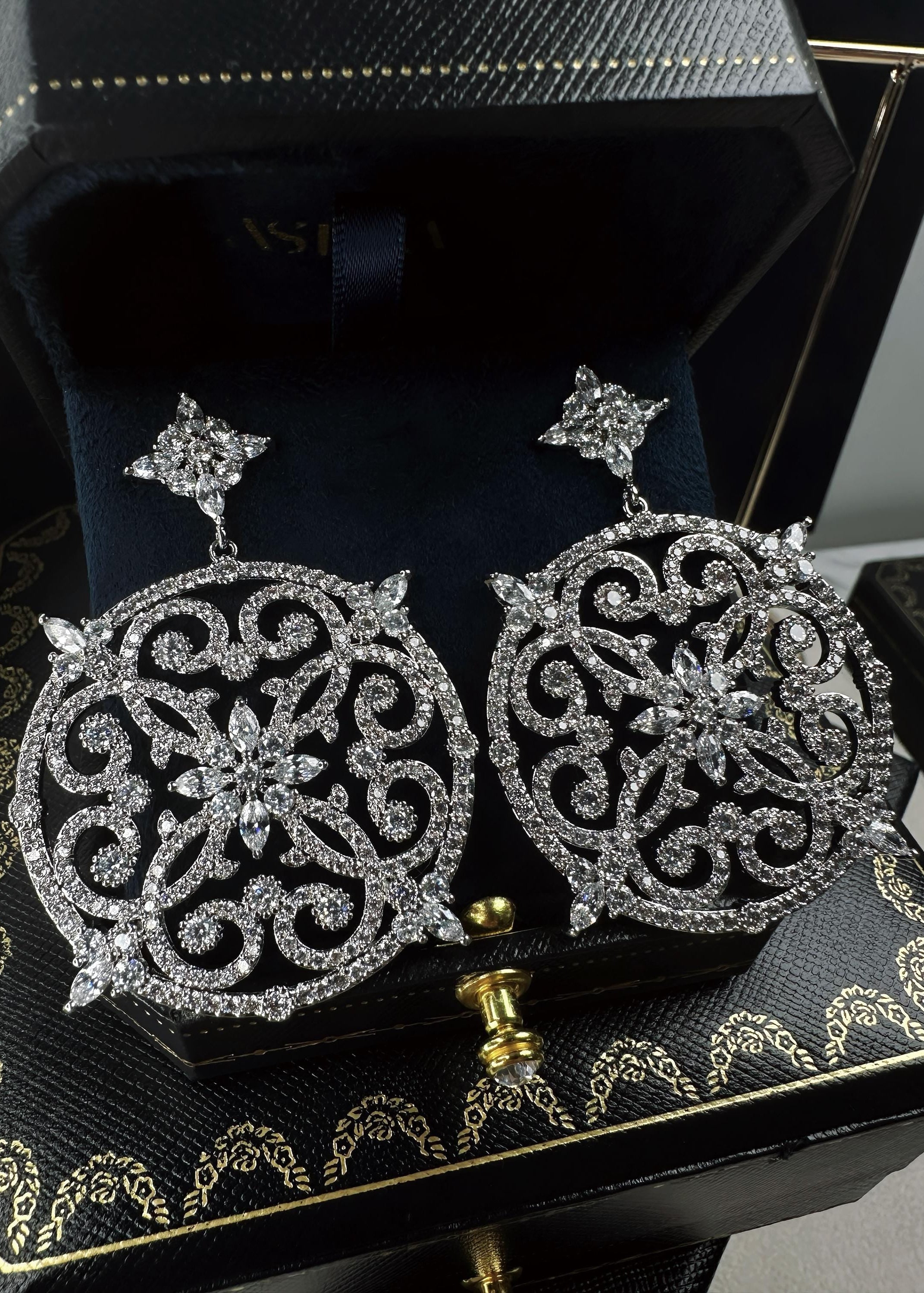 Filigree Statement Earrings