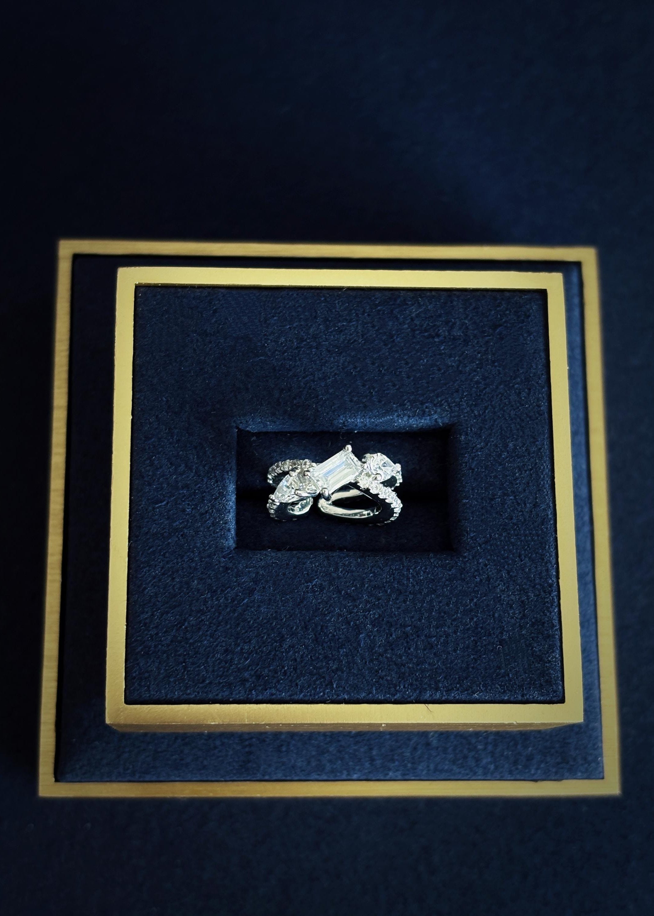 Sterling Silver Crystal Ear Cuff