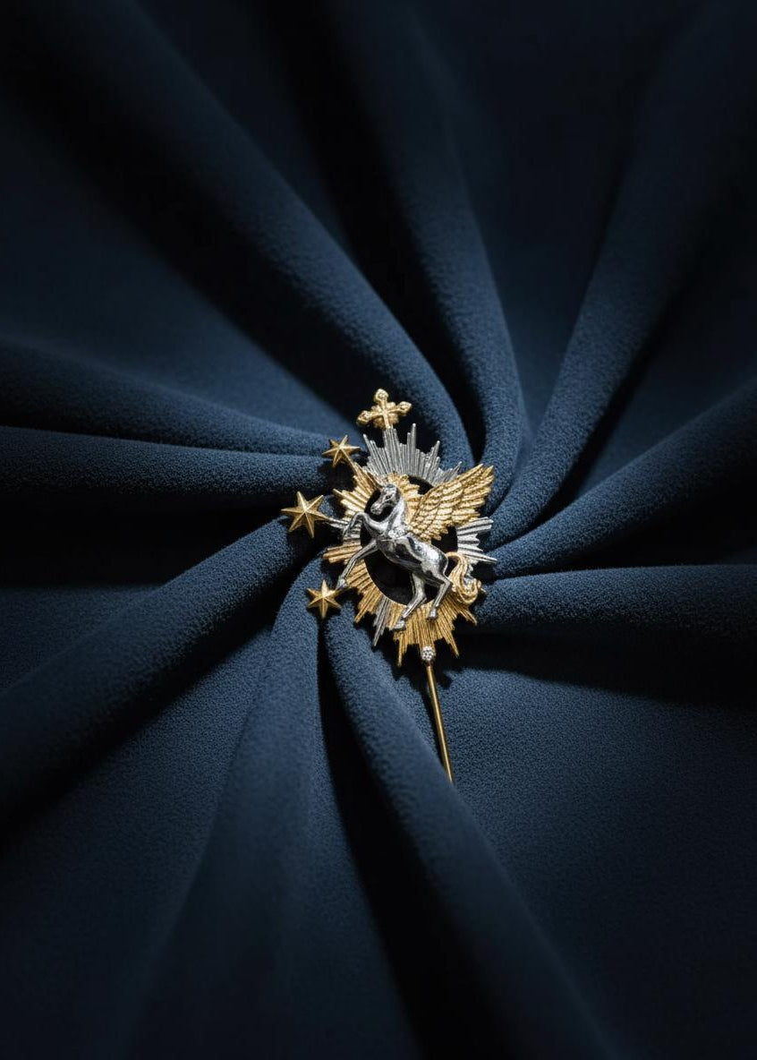 Unicorn Star Lapel Pin