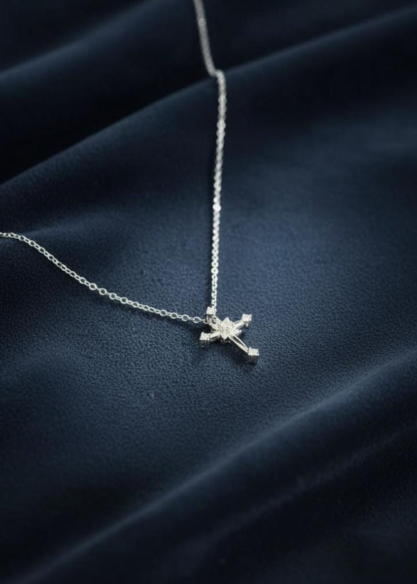 Dainty Cross Pendant Necklace