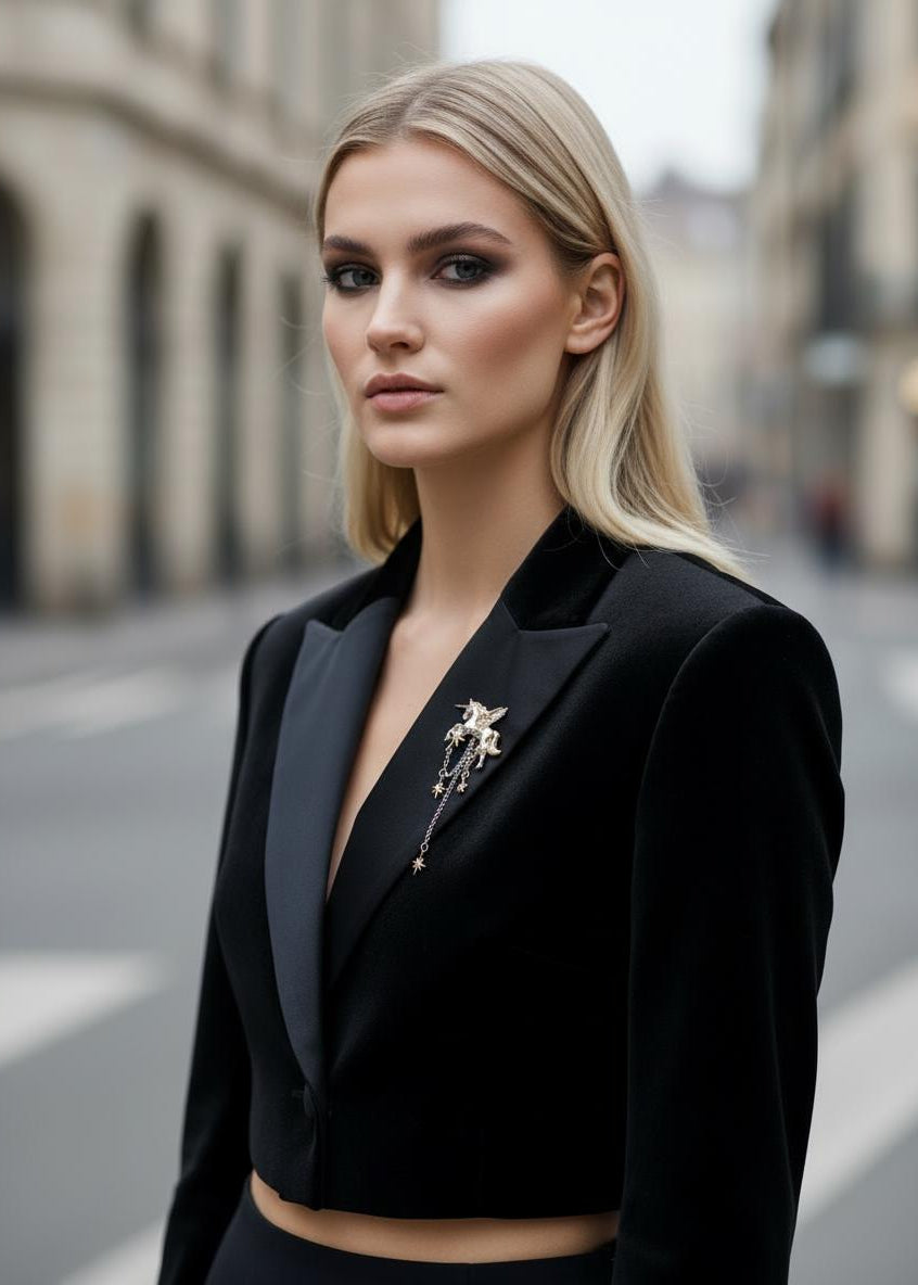 Unicorn Starfall Brooch