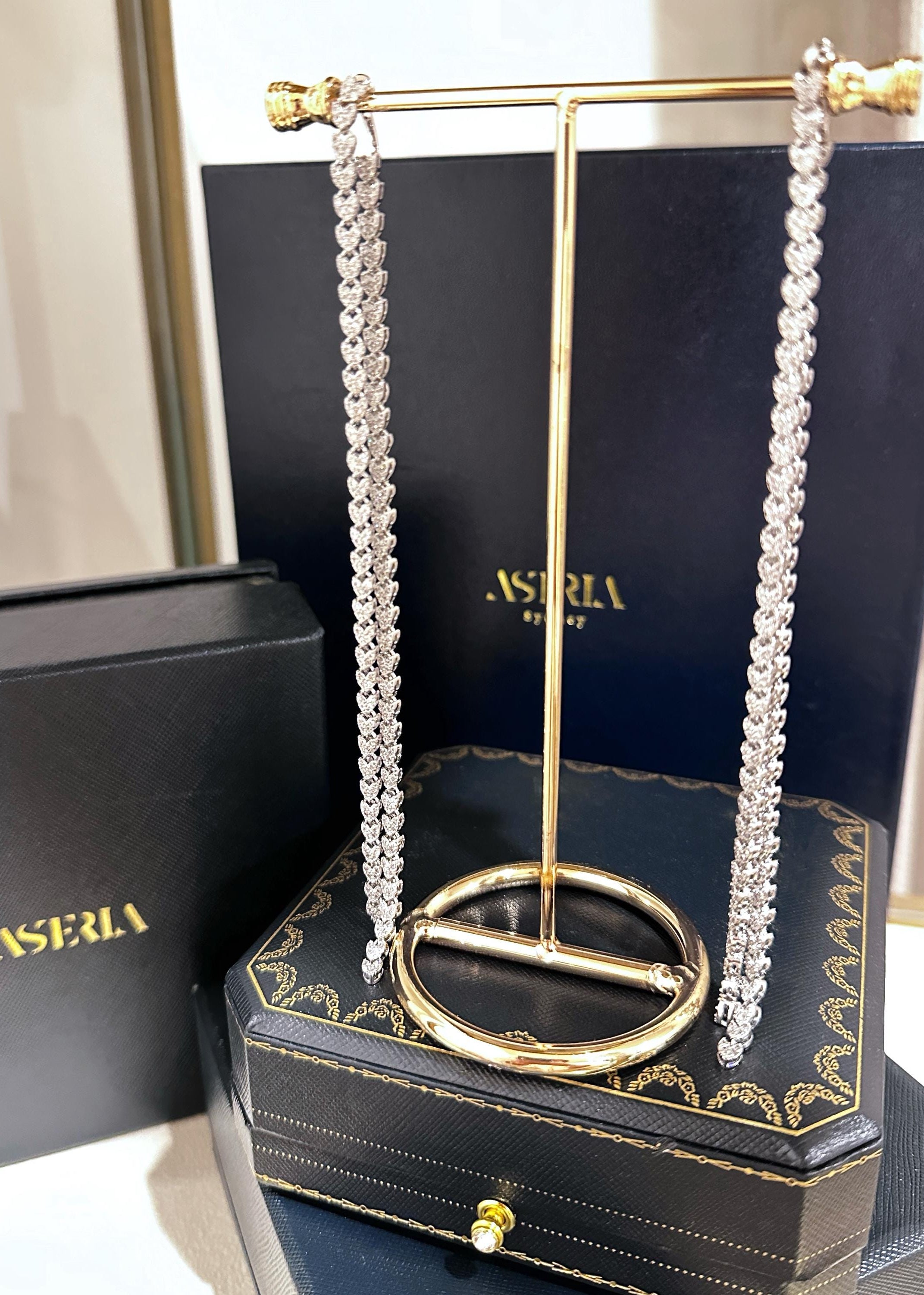 Elongated Chain Drop Earrings