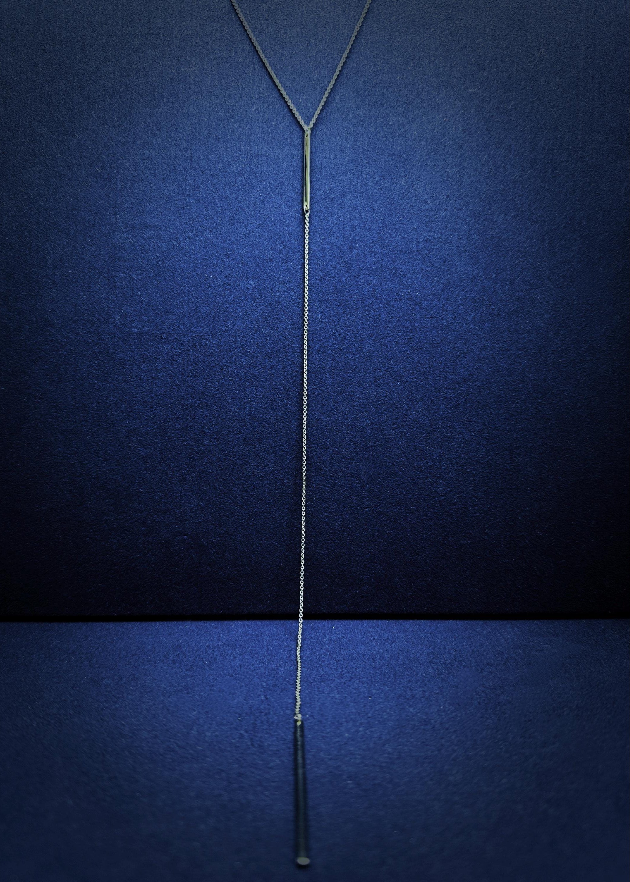 Minimal Y Lariat Necklace