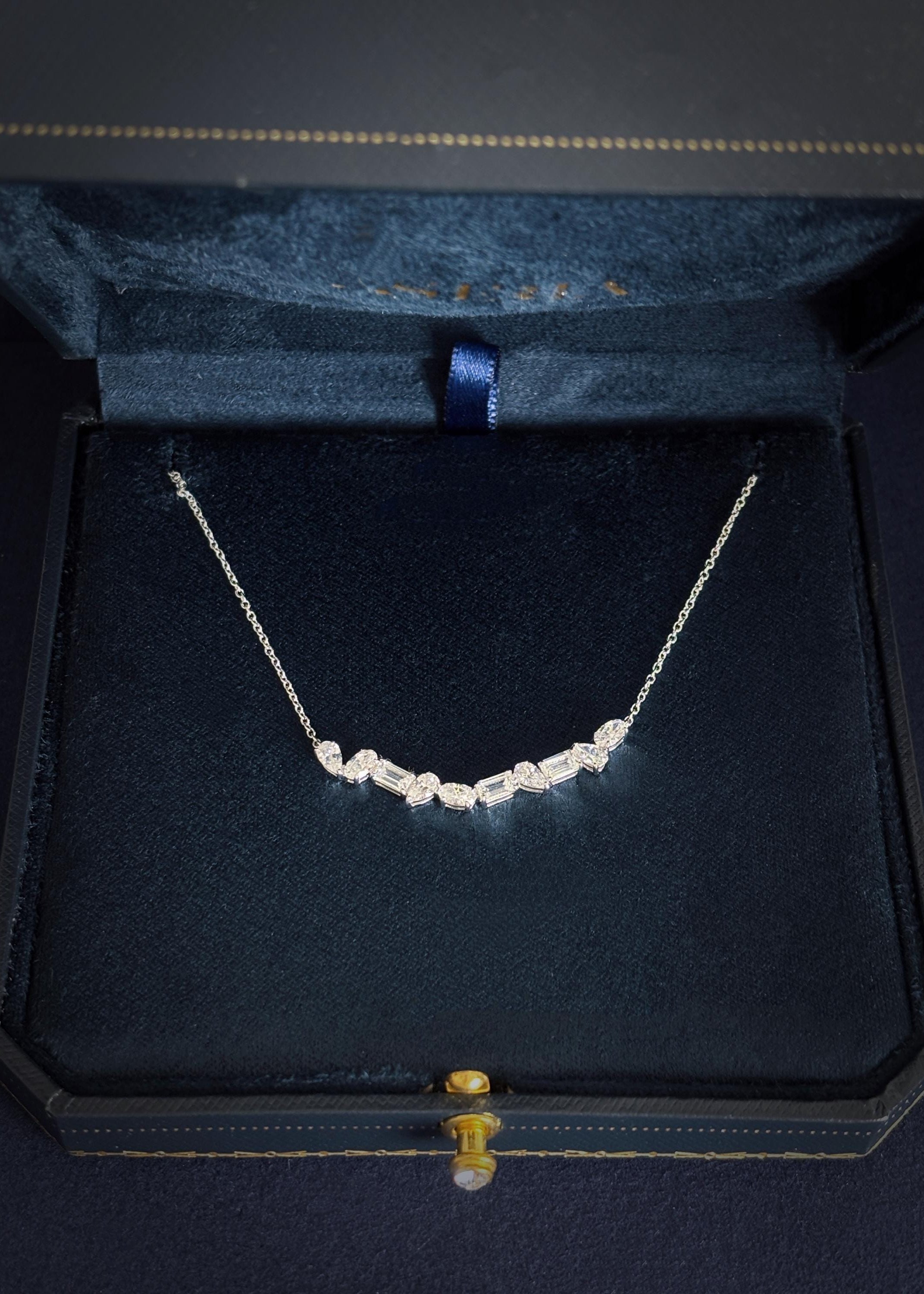 Crystal Bar Necklace