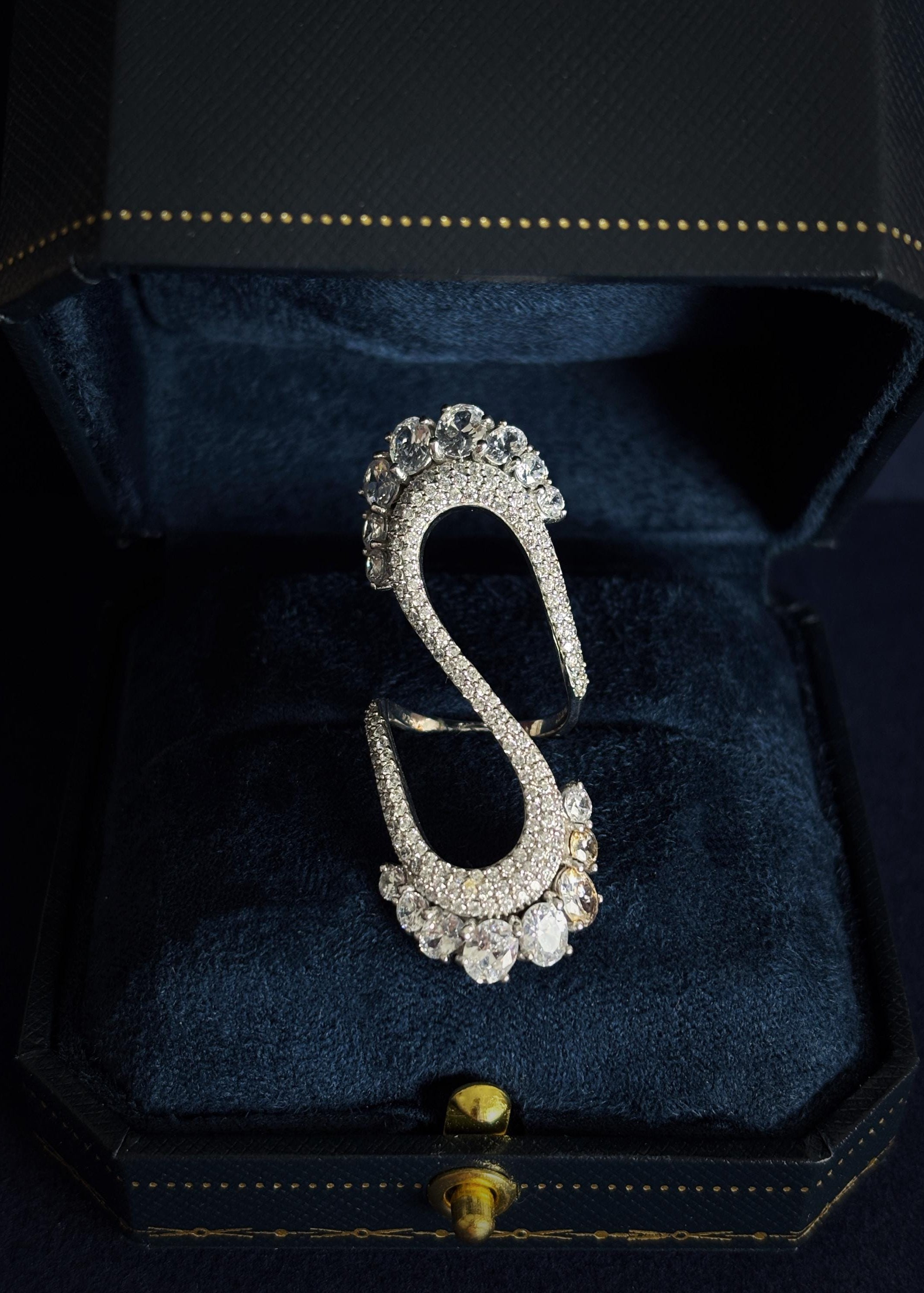 Sculpted Infinity Statement Ring