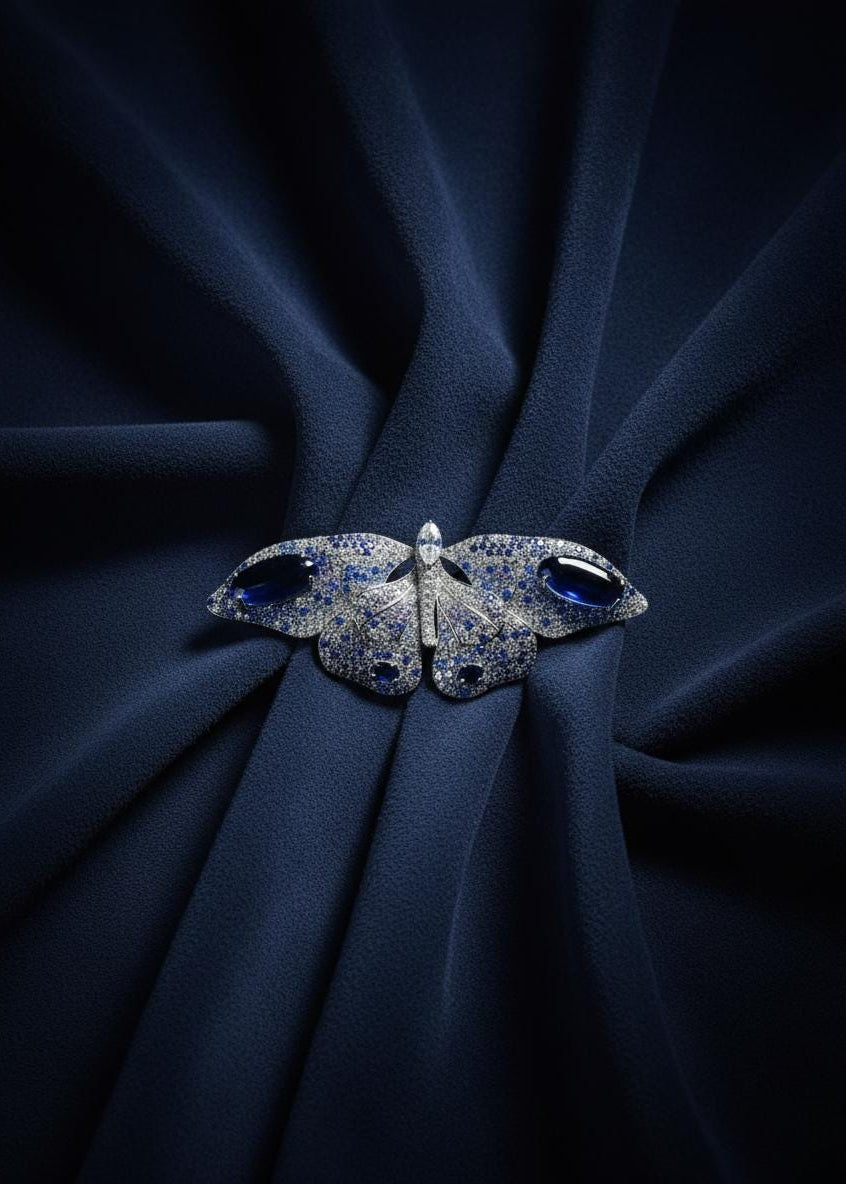 Nocturne Butterfly Brooch