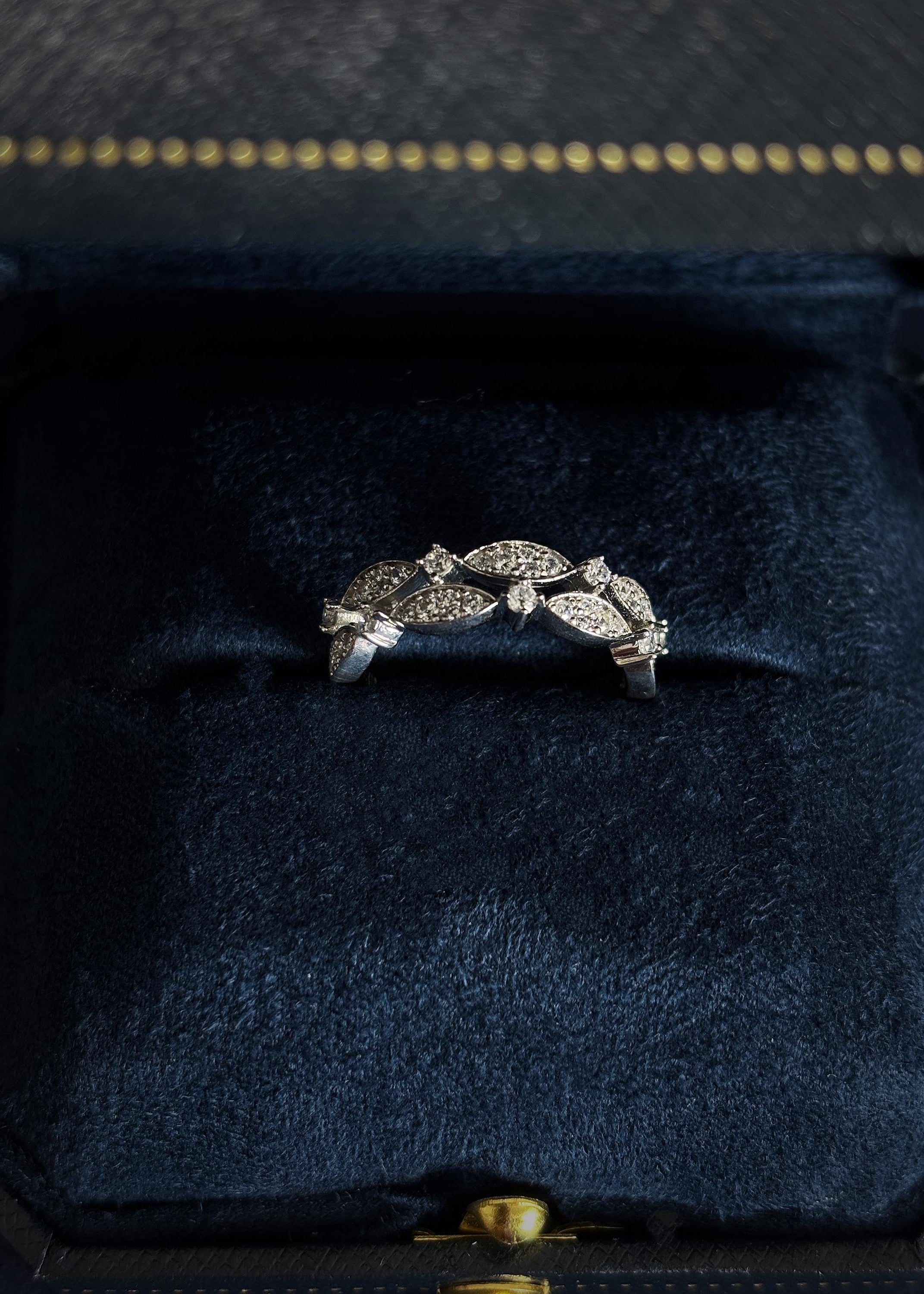 Gold-Plated Sterling Silver Leaf Ring