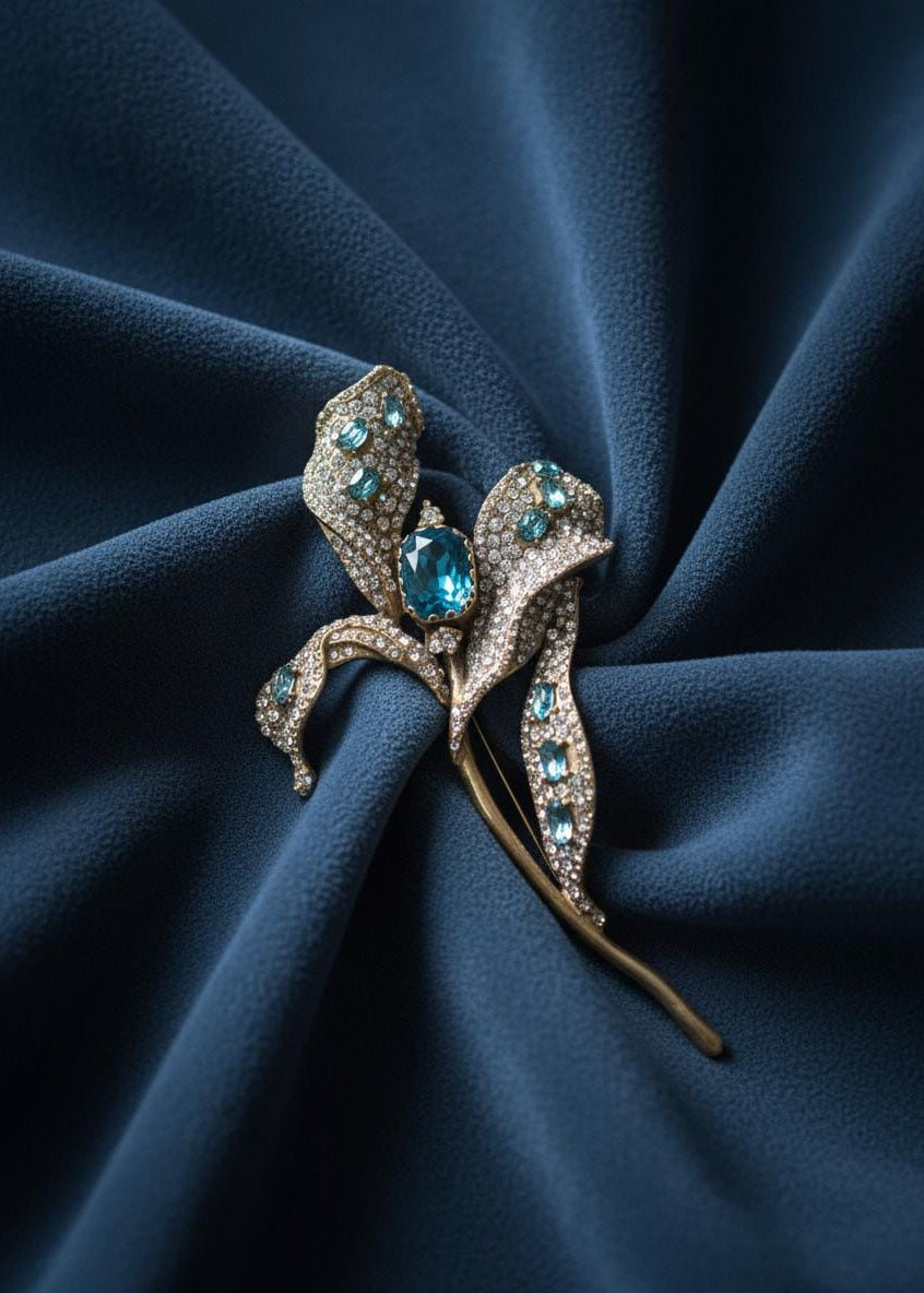 Vintage Floral Brooch