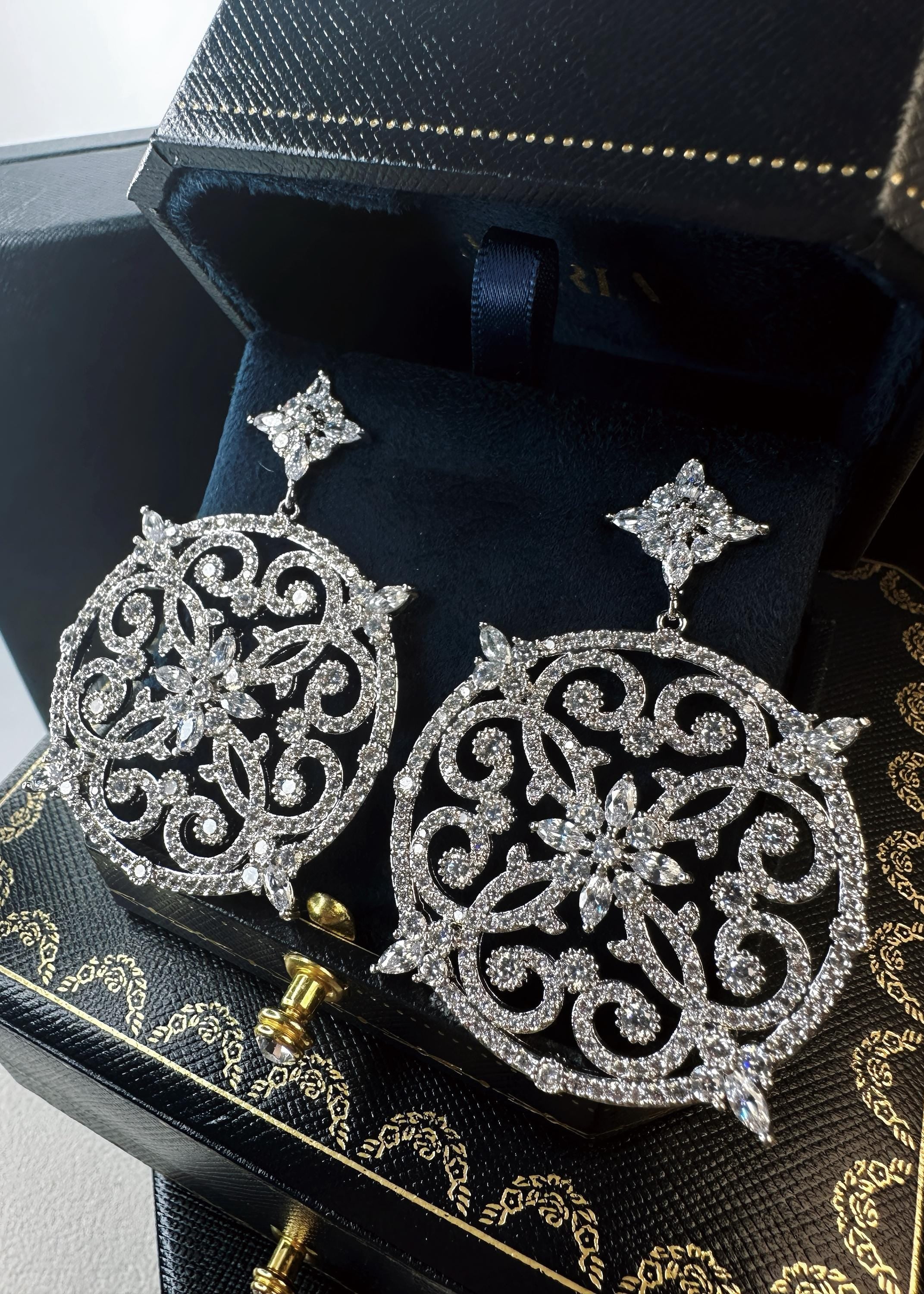 Filigree Statement Earrings
