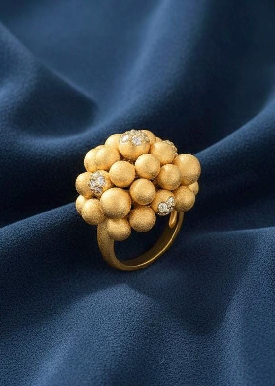 Kinetic Dome Statement Ring