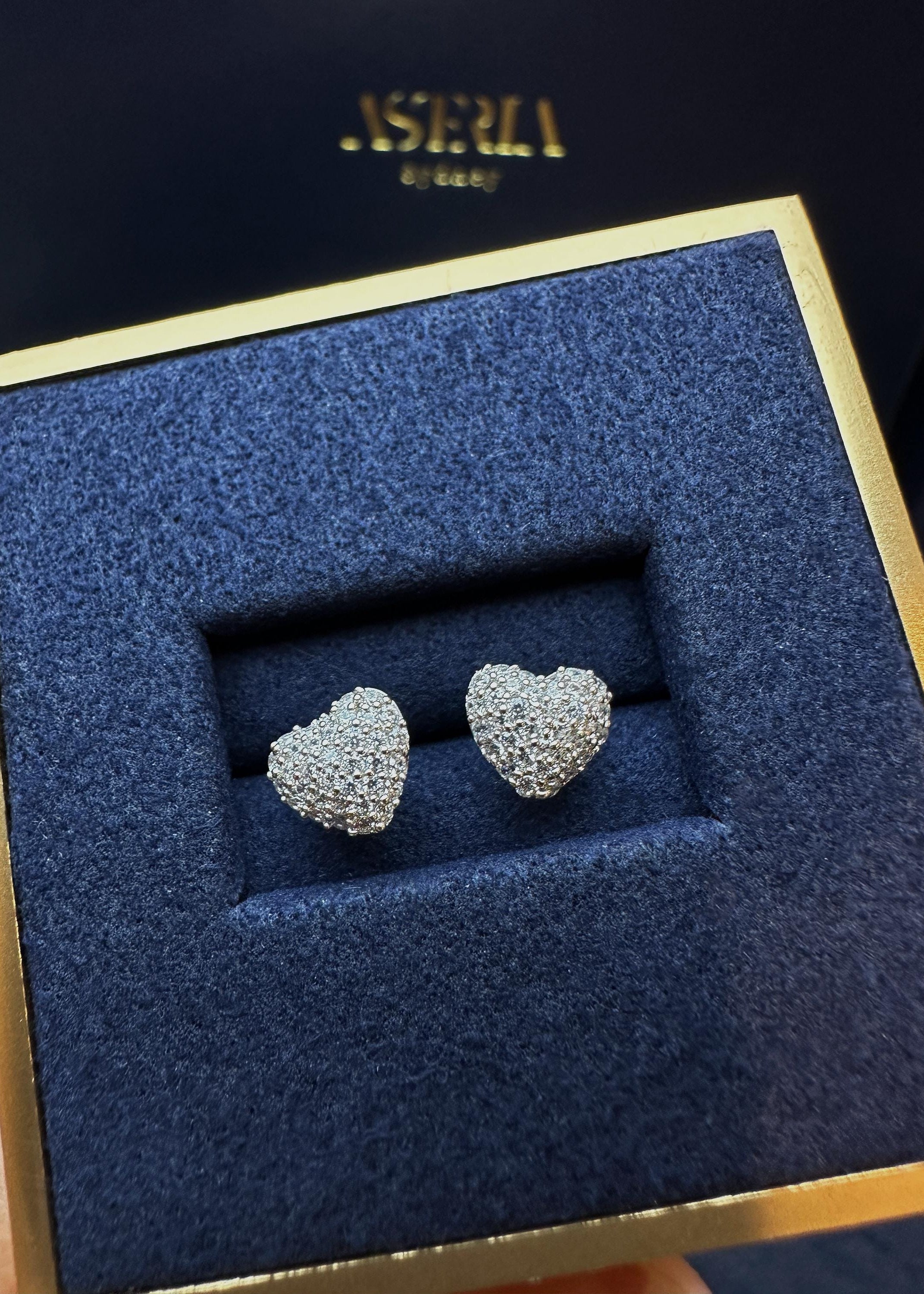 Heart Stud Earrings