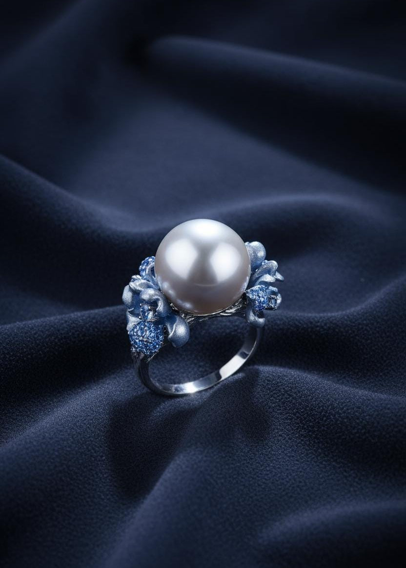 Oyster Pearl Cocktail Ring