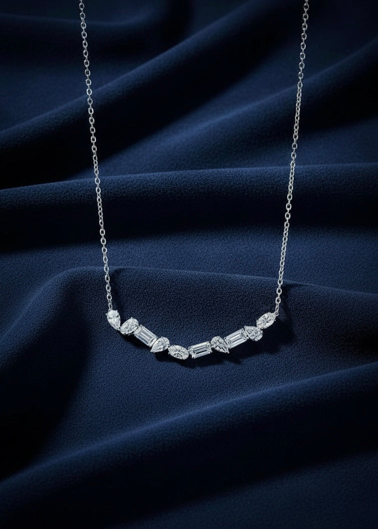 Crystal Bar Necklace