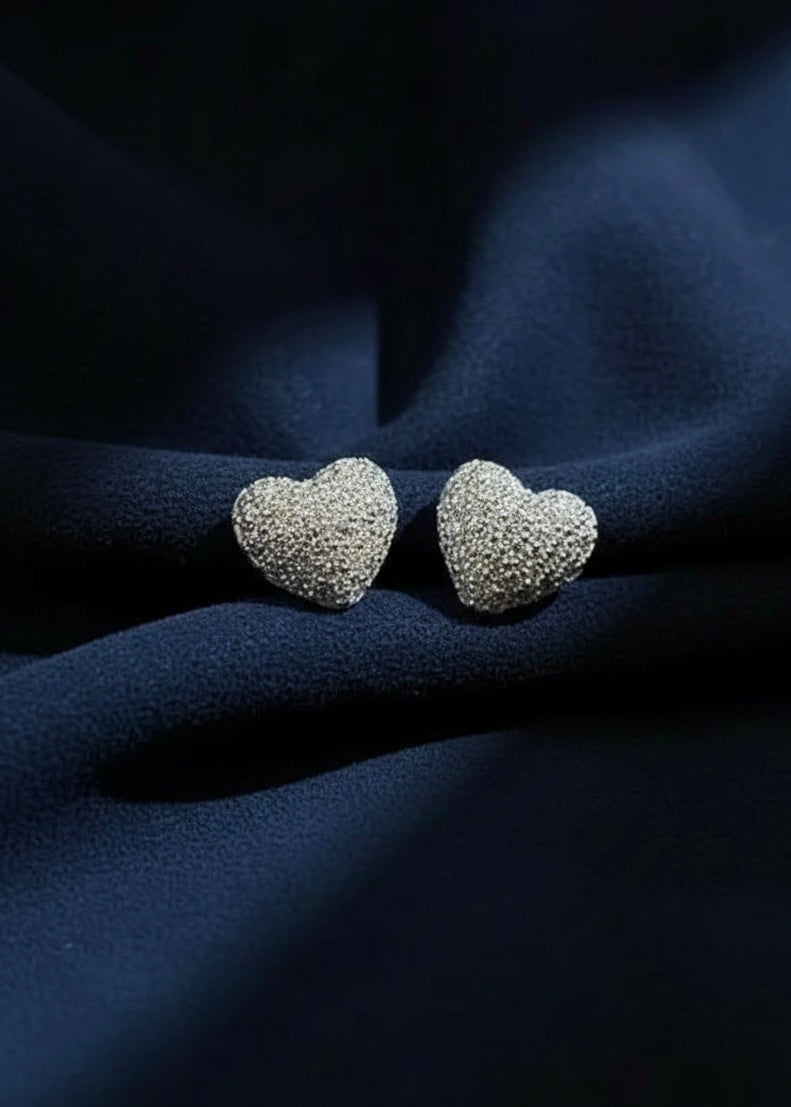 Heart Stud Earrings
