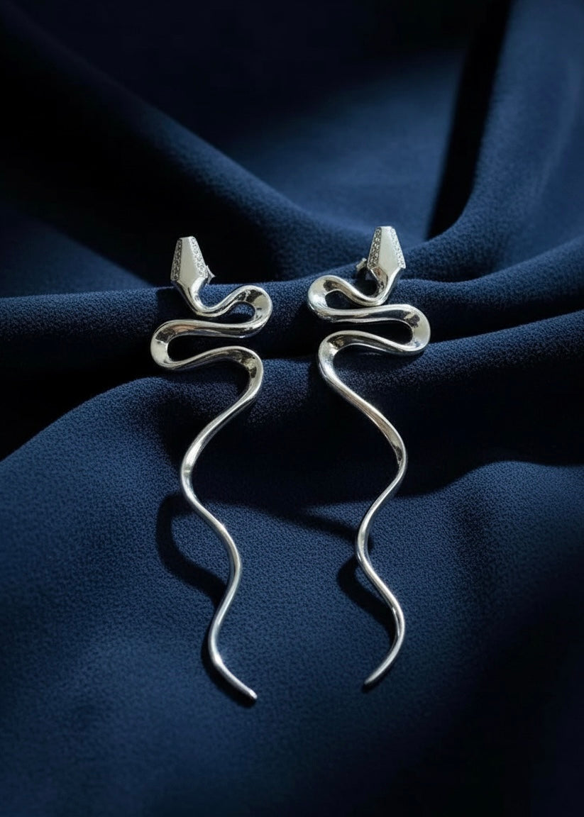 Serpent Drop Earrings