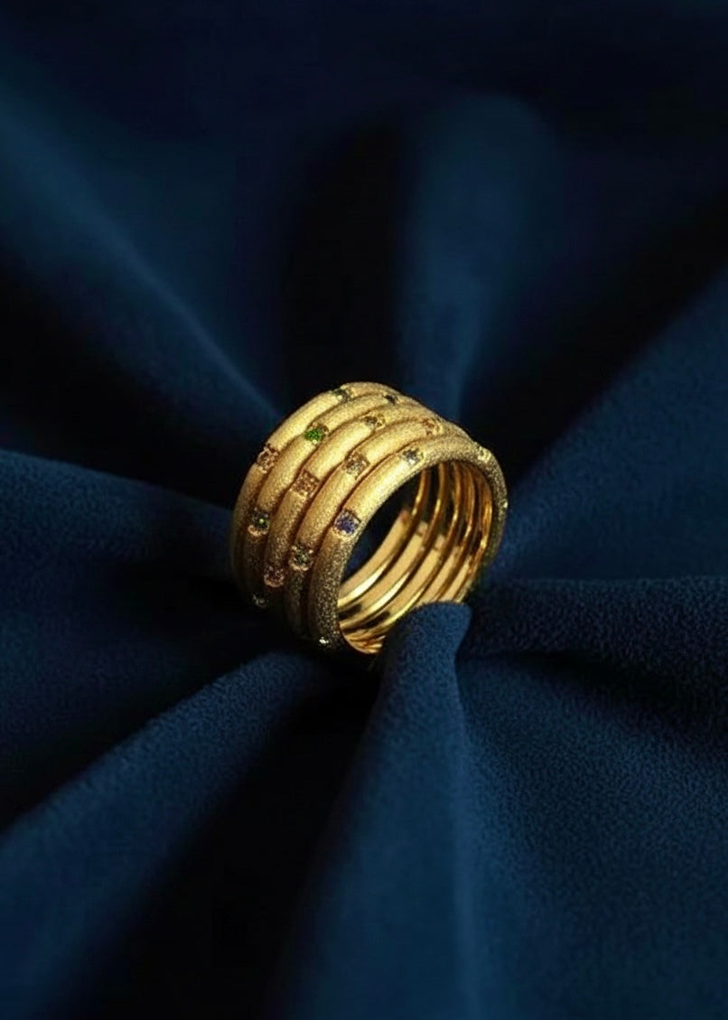Multi-Band Gold Ring