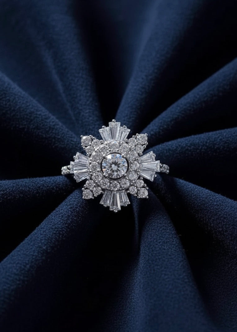 Snowflake Statement Ring