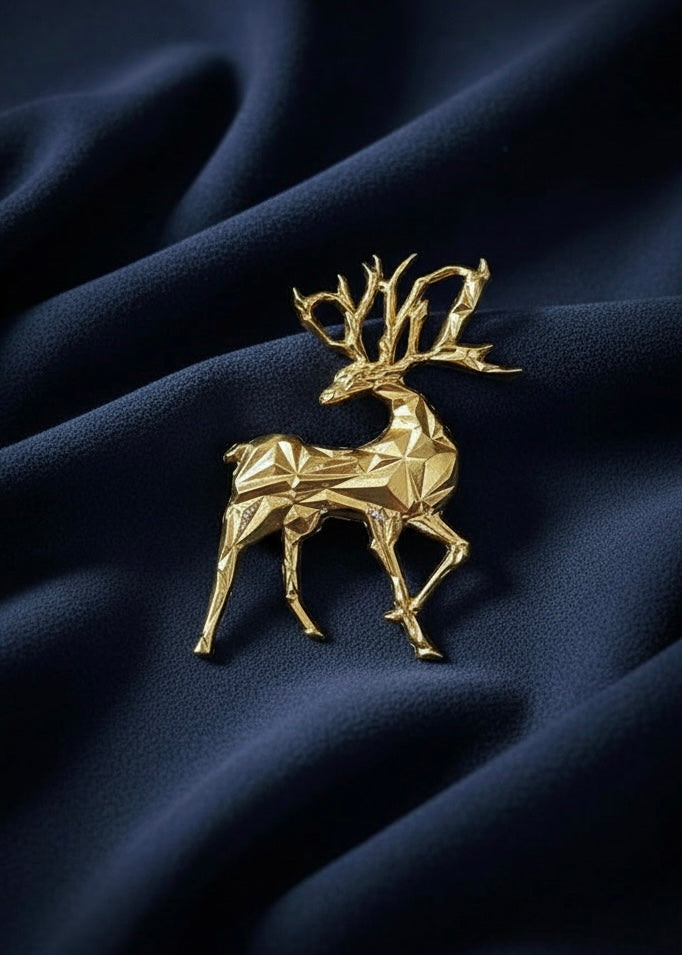 Reindeer Silhouette Brooch