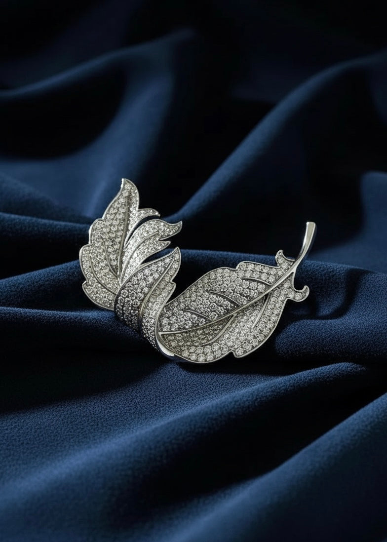 Leaf Statement Brooch