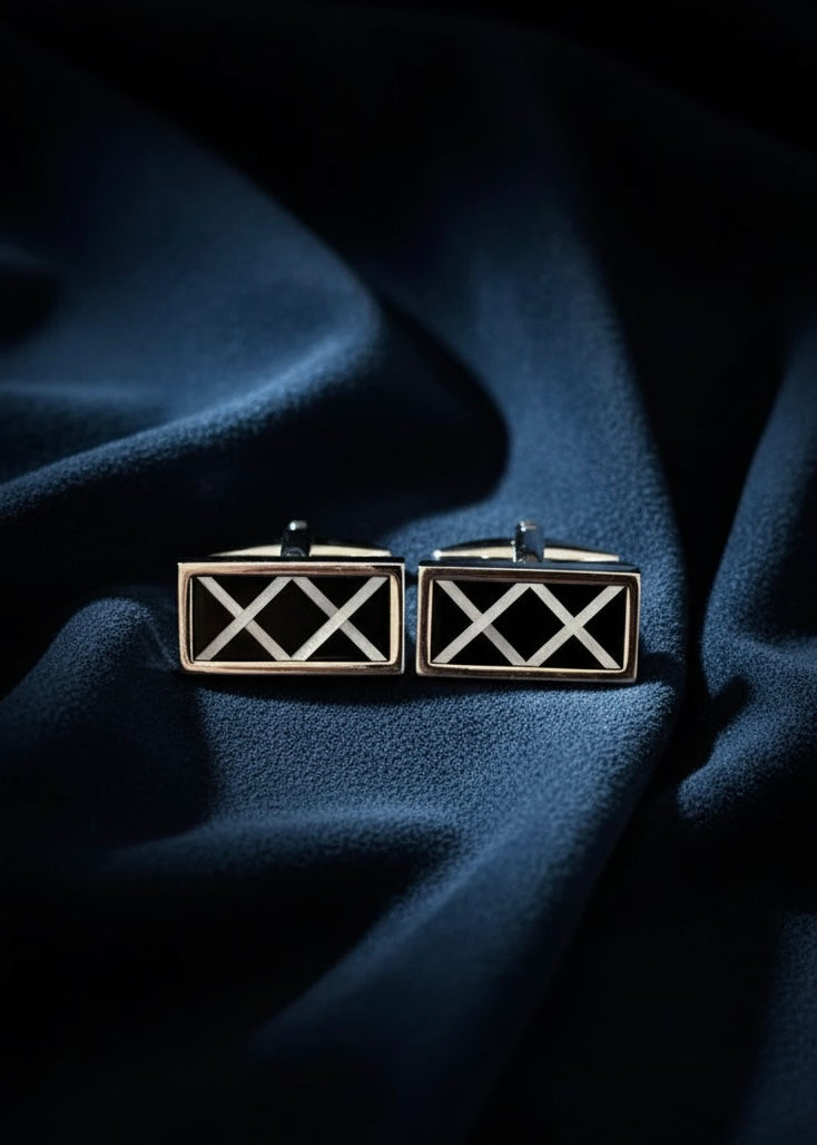 Lattice Panel Cufflinks