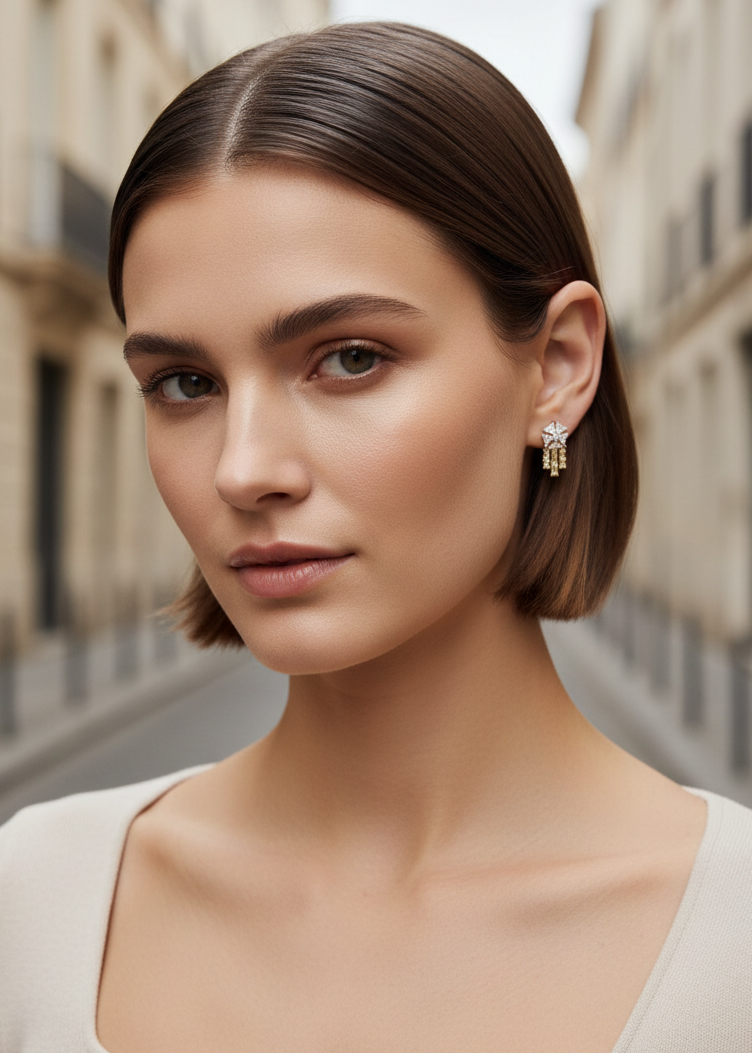 Dreamcatcher Crystal Studs