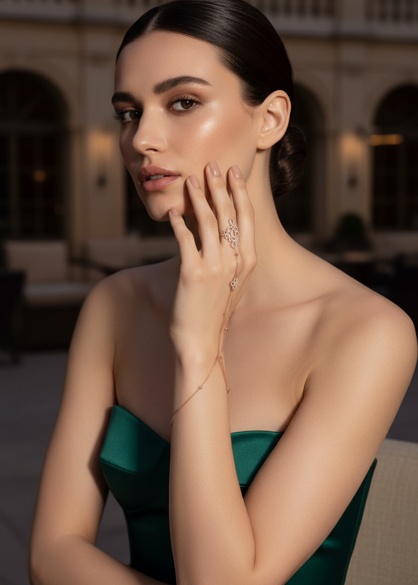 Filigree Hand Harness Bracelet