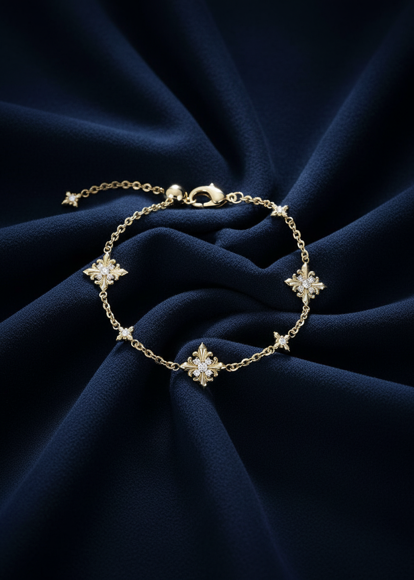 Fleur Crest Signature Bracelet
