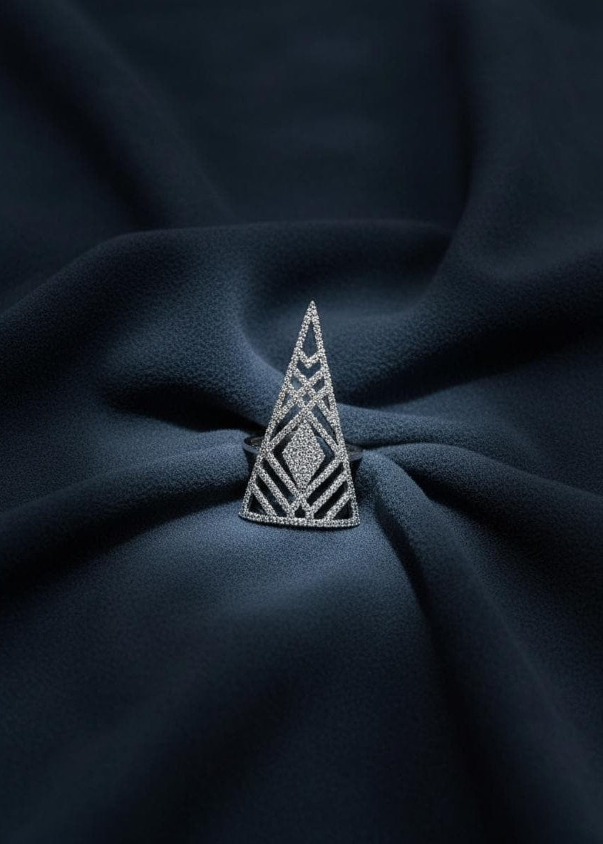 Art Deco Triangle Ring