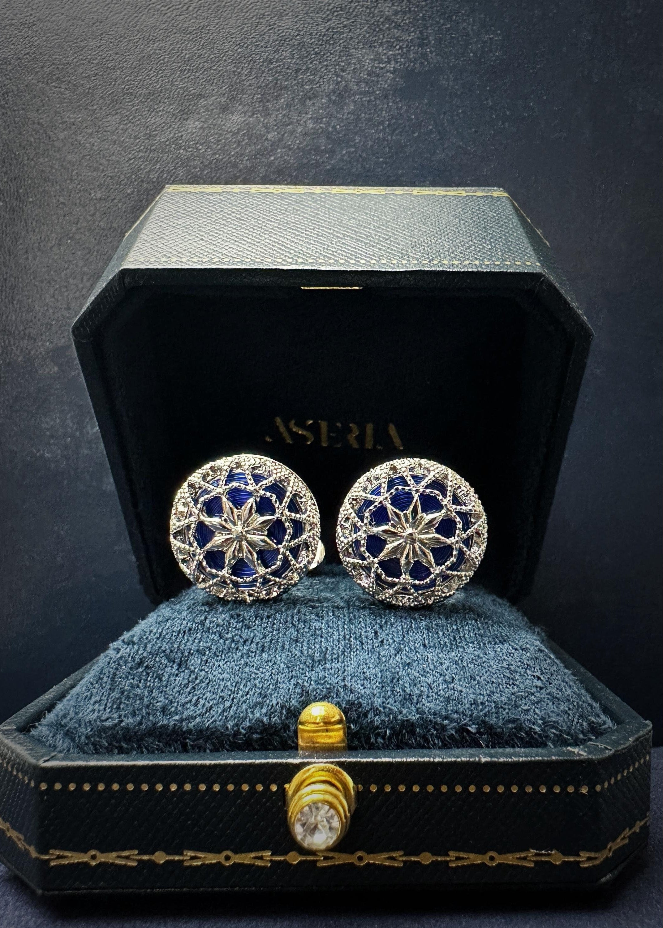 Floral Crest Cufflinks
