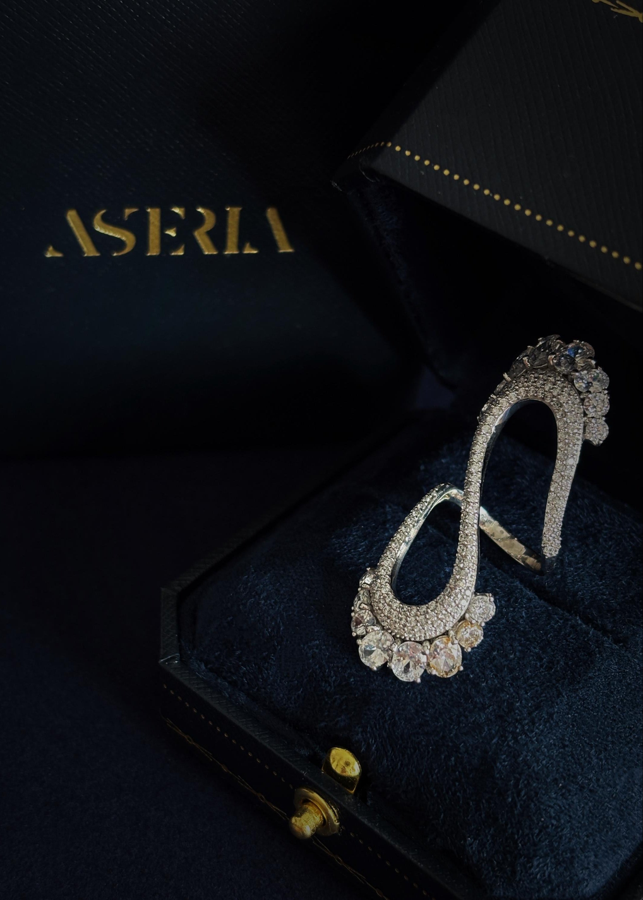Sculpted Infinity Statement Ring