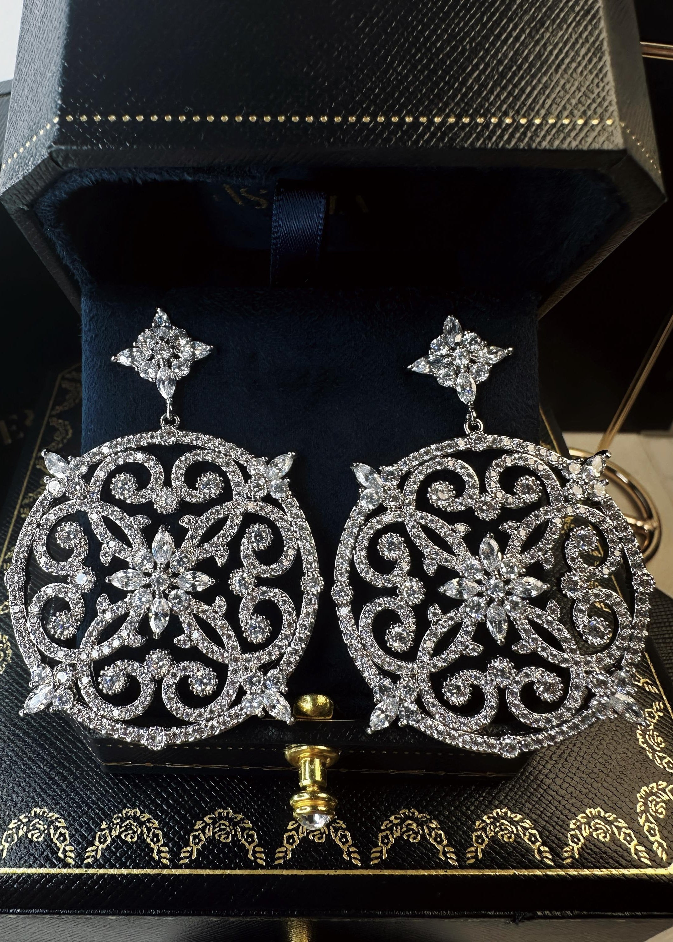 Filigree Statement Earrings