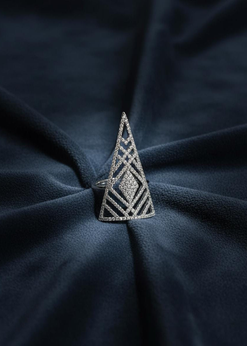 Art Deco Triangle Ring